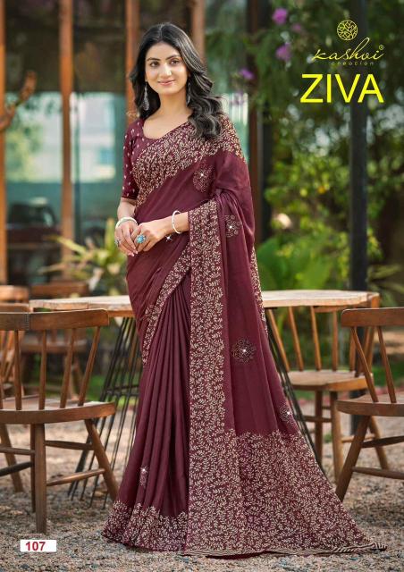 Kashvi ziva vol 1 saree womens clothing wholesale